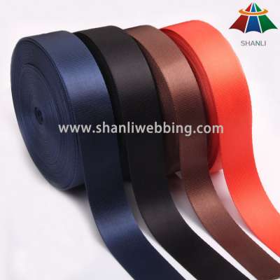 Eco-Friendly Nylon / Polyester Webbing for Garments and Bags